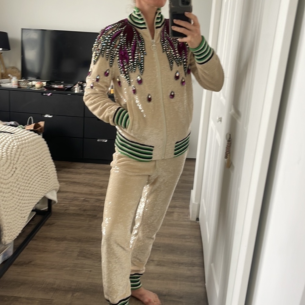 Gucci sequin jewelled track suit - Picture 13 of 15